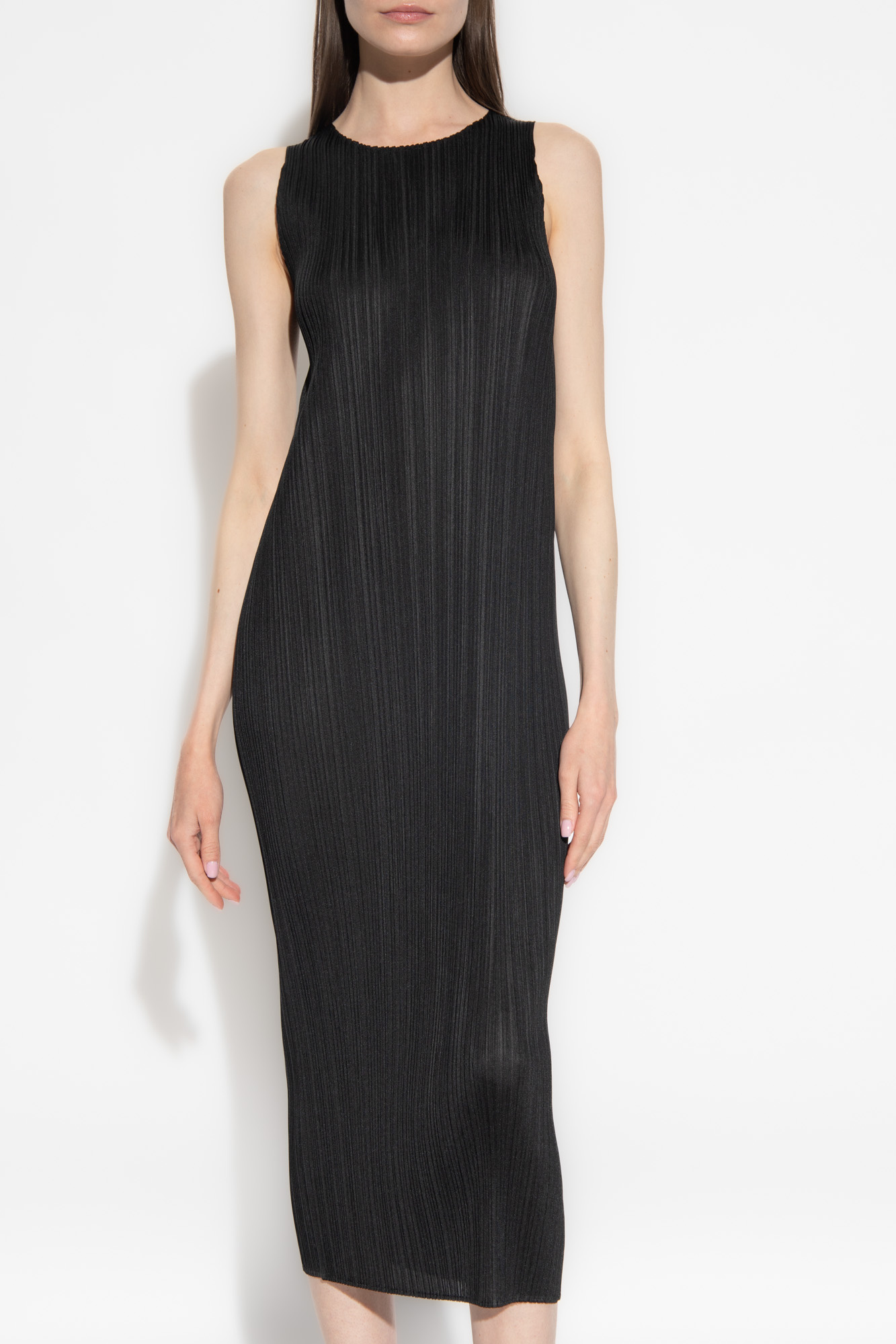 Black Pleated dress Issey Miyake Pleats Please - Vitkac Canada